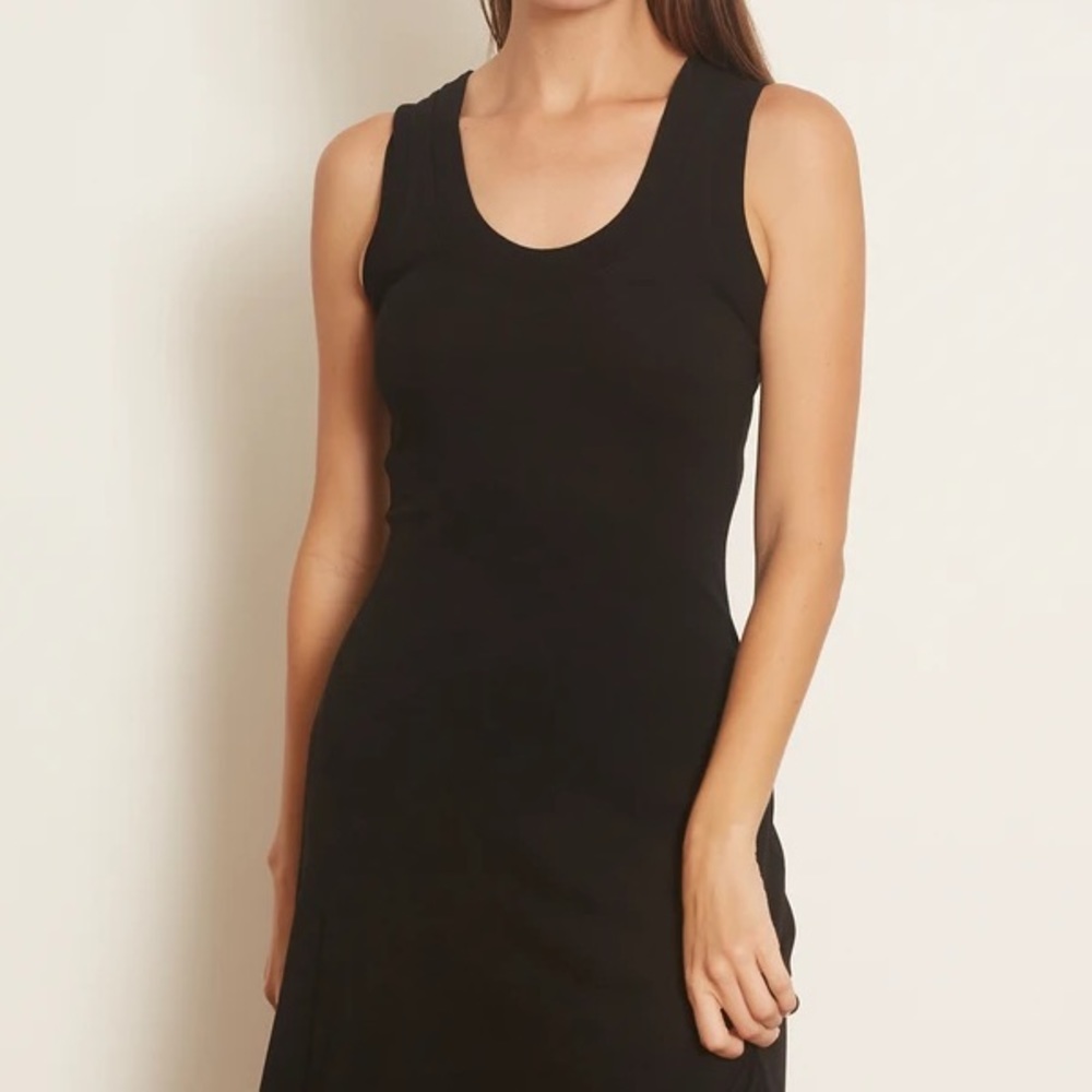 Rosetta Getty Black Racerback Dress M/L